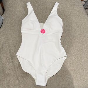 Accessorize White Women Swim One Piece